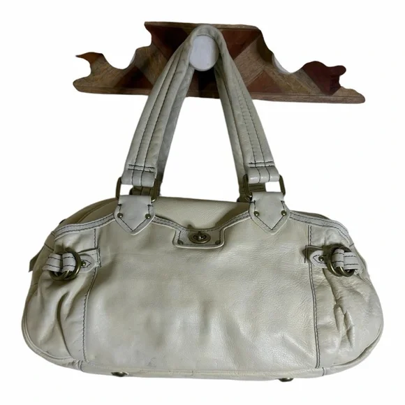 Marc Jacobs Vintage White Leather Handbag Y2k - Picture 2 of 11